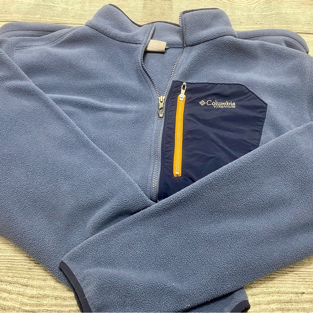 Men’s Columbia Titanium Zip-up Fleece, 2XL